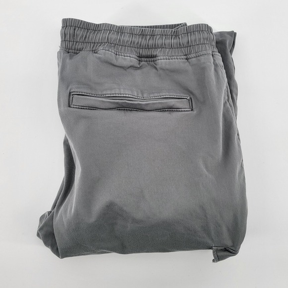 Hollister Men's Skinny Jogger Pants Gray Stretch Cargo Pockets Elastic Waist 32 - Picture 3 of 8